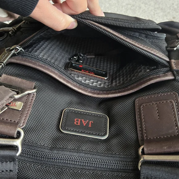 TUMI Black Bag 12x15 - Picture 4 of 9